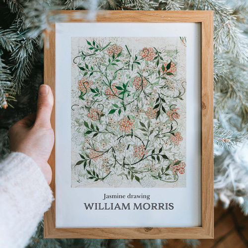 Charles FA Voysey Fragmento textil 1890-1910（ウィリアム