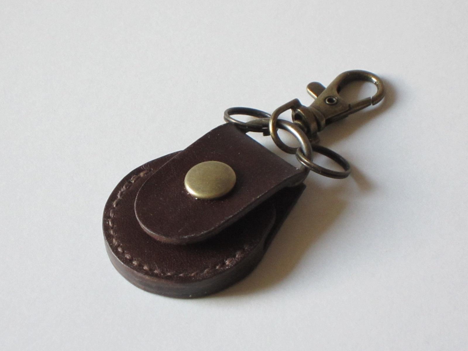 □ クイックペイコイン・キーホルダー □色：チョコブラウン 小銭入れ・コインケース 山ゲン 通販 13305328｜Creema(クリーマ)