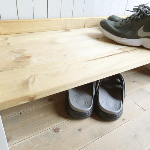 サイズオーダー可！超ワイドラックW130飾り棚シャビーエスプレッソ