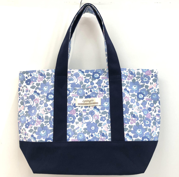 リバティ帆布の手作りトートバッグ トートバッグ epingle 通販