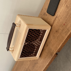木製ポータブルBluetooth Speaker【ギターアンプ style】 4枚目の画像