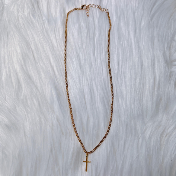 再販＊Cross gold necklace＊ 3枚目の画像