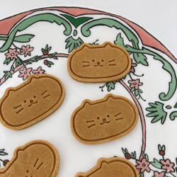 猫の顔クッキー型・クッキーカッター / 動物形クッキー作り / かわいいベーキング用品 1枚目の画像