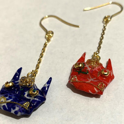Origami SETSUBUN AKAONI AOONI(1 pair） 第1張的照片
