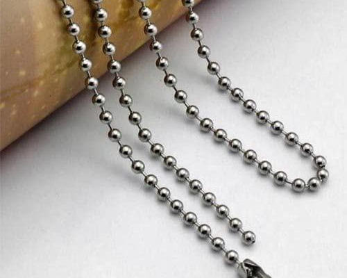 ステンレス ボールチェーン 2.4mm 55cm 60cm ネックレスチェーン