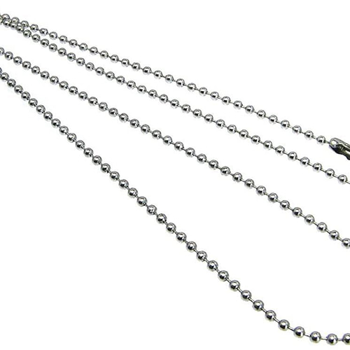 ステンレス ボールチェーン 2.4mm 55cm 60cm ネックレスチェーン