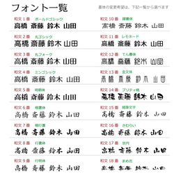 木の表札 風水人気の木製（栗）浮き彫り 表札 150角(130角も可) 6枚目の画像