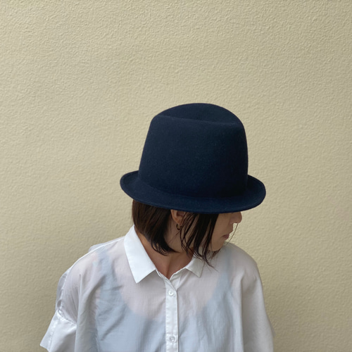 大きめサイズ」ふたこぶ木型で作った中折れハット ハット 関口善