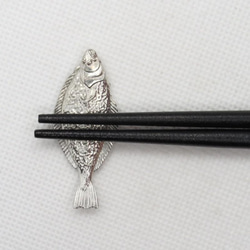飛鳥庵 箸置き 魚 カレイ 3枚目の画像