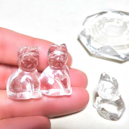 専用です♡新作　水晶猫招きブレス Amazon.co.jp: 招き猫 水晶 風水 クリスタル 猫 ミニチュア
