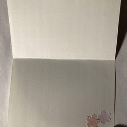iris folding〜春の桜のメッセージカード〜③ 2枚目の画像