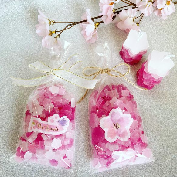 桜のキャンドルセット(送料無料) 5枚目の画像