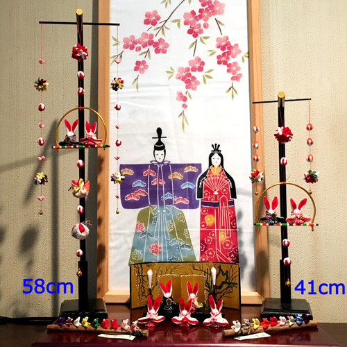 吊るし雛　着物　古布　正絹 正絹古布」使用 高級つるし雛 | つるし雛販売：飯田人形（磐田市つるし