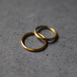 シンプル真鍮リング2.0ｍｍ 1枚目の画像