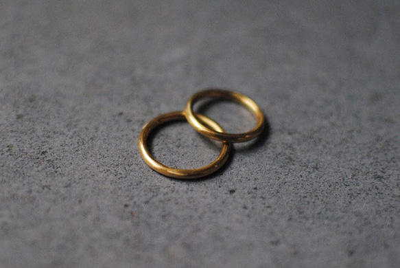 シンプル真鍮リング2.0ｍｍ 1枚目の画像