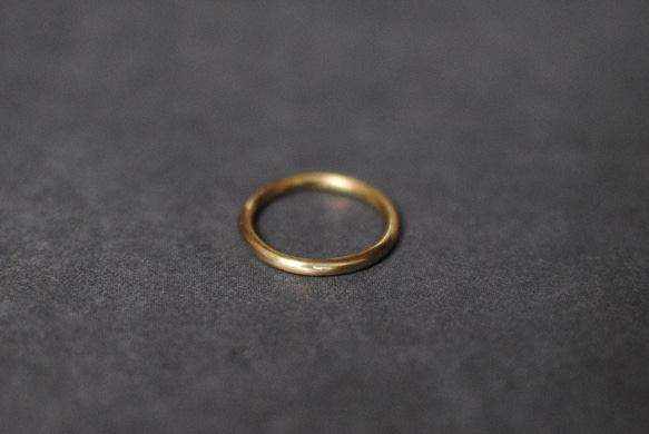 シンプル真鍮リング2.0ｍｍ 3枚目の画像