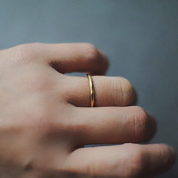 シンプル真鍮リング2.0ｍｍ 5枚目の画像