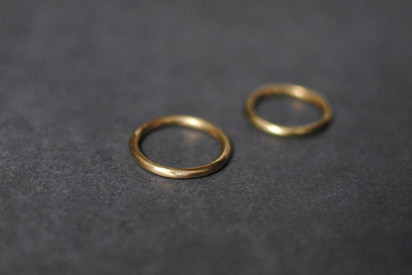 シンプル真鍮リング2.0ｍｍ 2枚目の画像