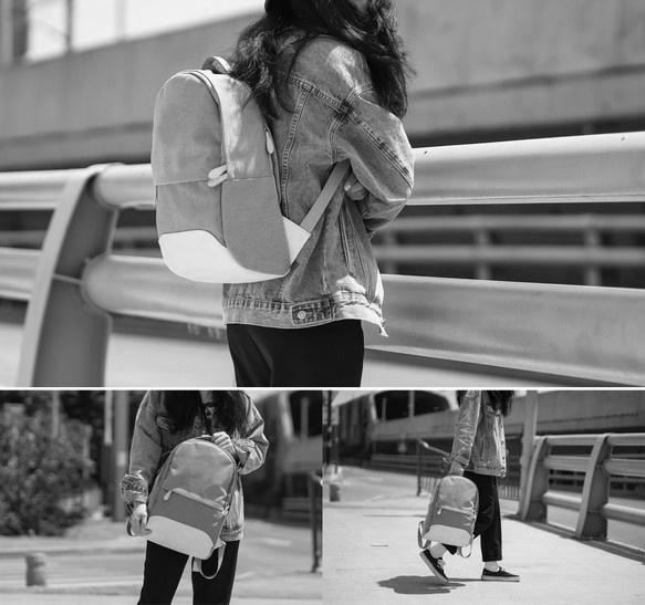 新品上市！新月真皮手作經典背包 第16張的照片