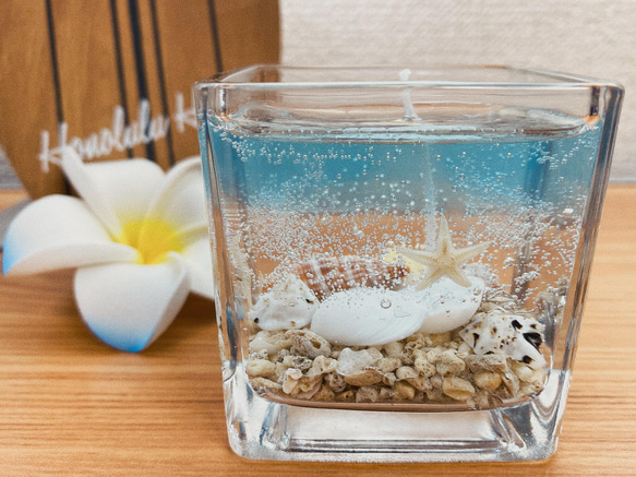 海を感じるジェルキャンドル キャンドル・キャンドルホルダー hii 通販