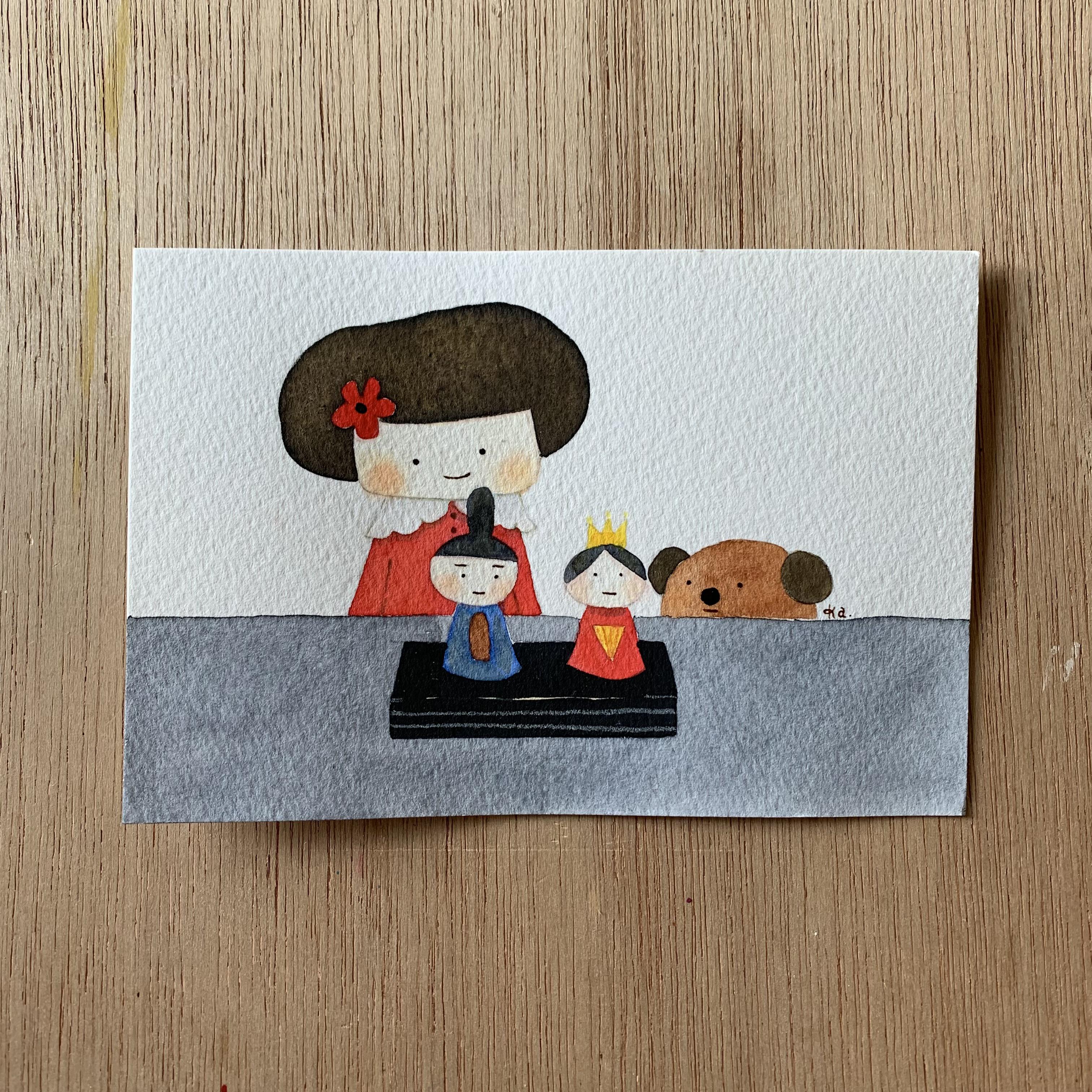 「ひなまつり」原画　送料無料