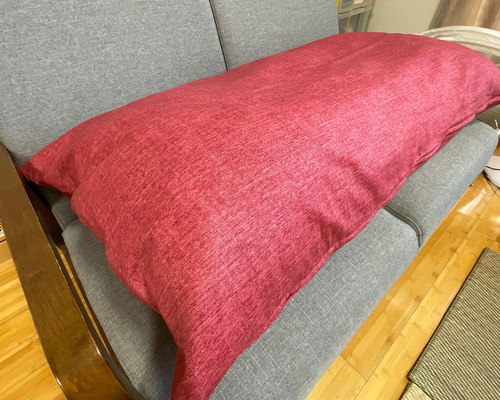 超ロングシートクッションカバー150×60cmロゼッタ：カメリアピンク（別