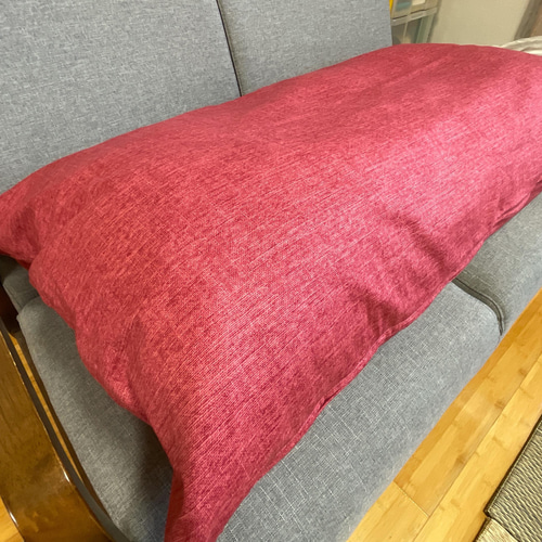 超ロングシートクッションカバー150×60cmロゼッタ：カメリアピンク（別