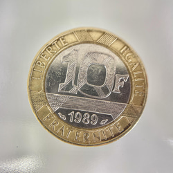 フランス10フランバイメタルコインリング12号現品即納 6枚目の画像