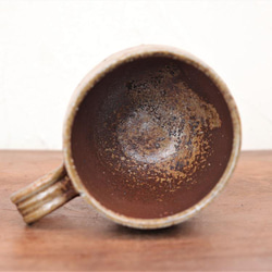 備前燒咖啡杯（圓形）c4-090 第5張的照片
