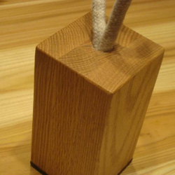 無垢の木　ドアストッパー（大）　床置き型 3枚目の画像