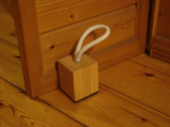 無垢の木 ドアストッパー（小） 床置き型 その他インテリア雑貨