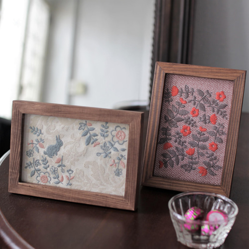 額縁絵はがきサイズ・花刺繍12~14 フォトフレーム・写真 額縁絵はがきサイズ・花刺繍12~14 フォトフレーム・写真