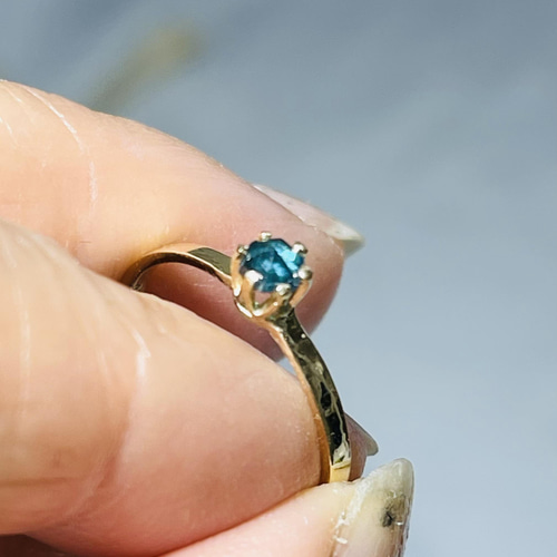 ブルーダイヤモンド　リング ブルーダイヤモンドリング 指輪・リング maiori 通販 13311714