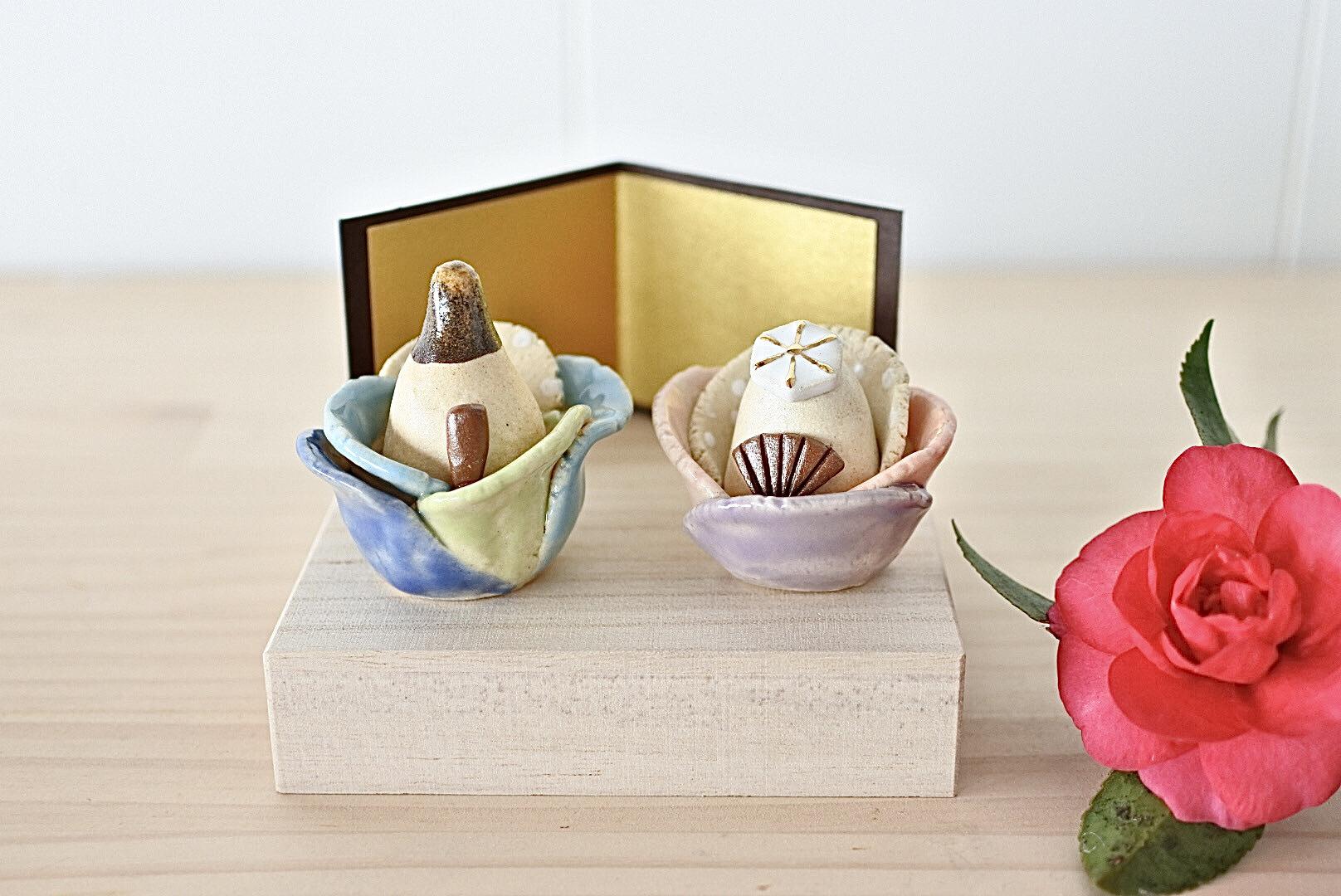 ひな人形〈陶器製〉1点物