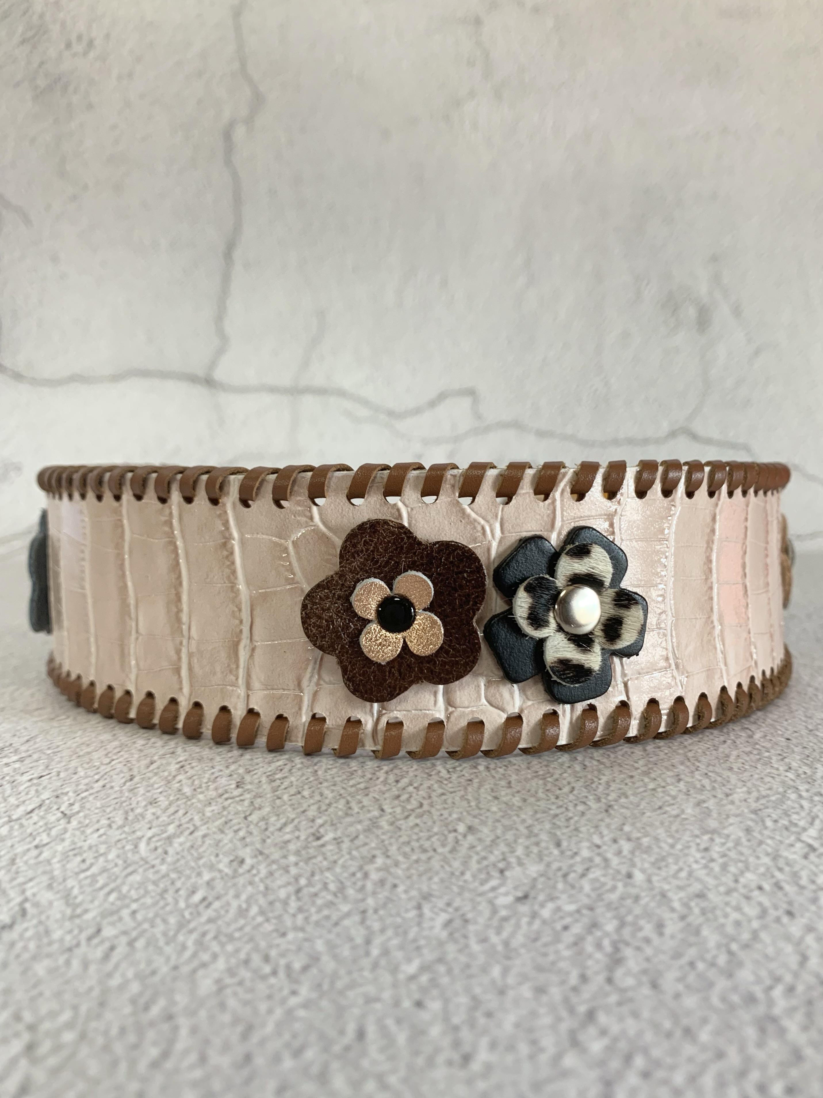 犬の本革ハーフチョークNo.84(大型犬)