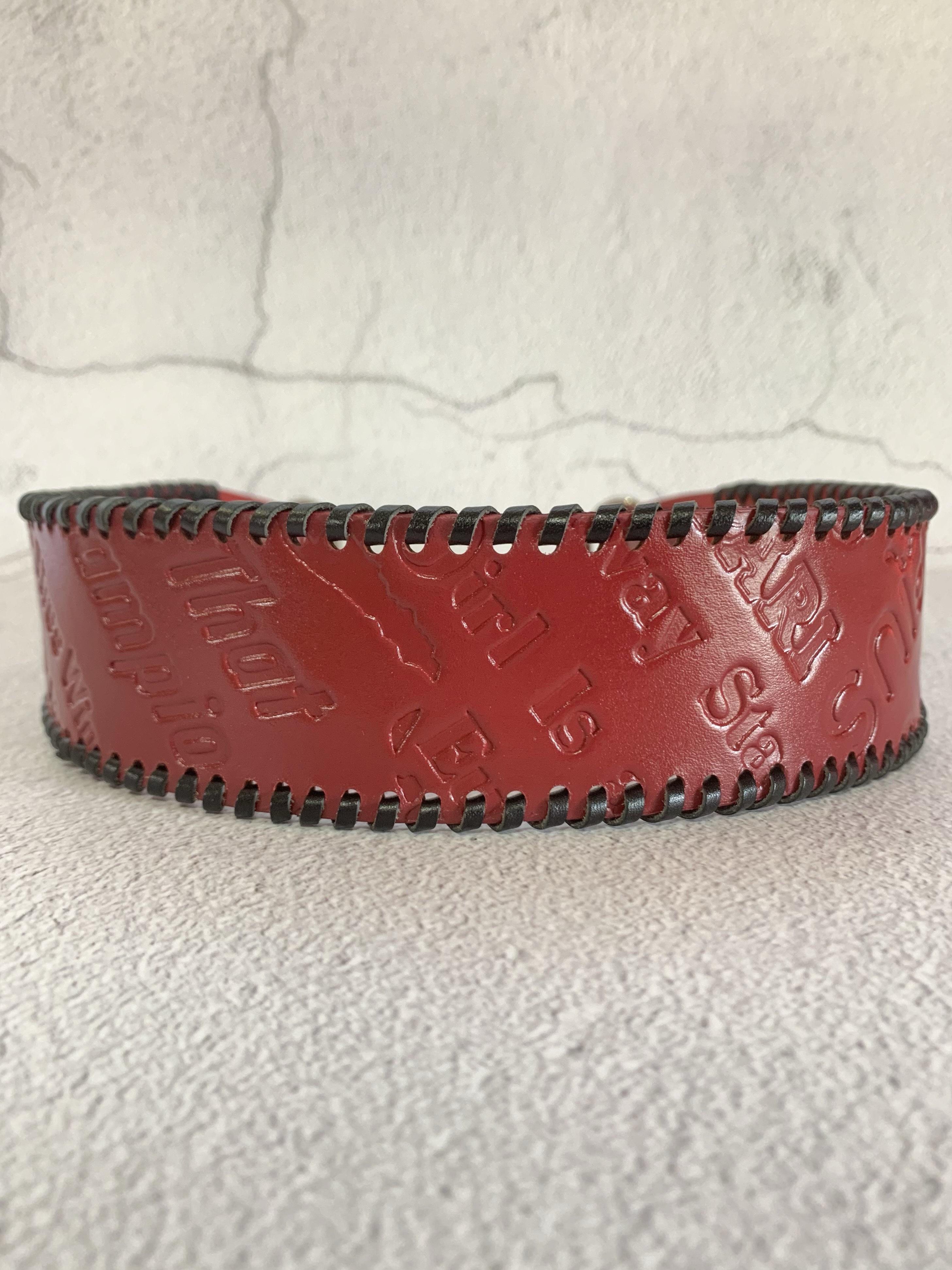 犬の本革ハーフチョークNo.87(大型犬)