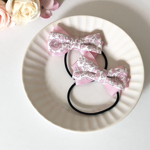 2 リバティ ヘアゴムセット リバティ ヘアゴムセット♡