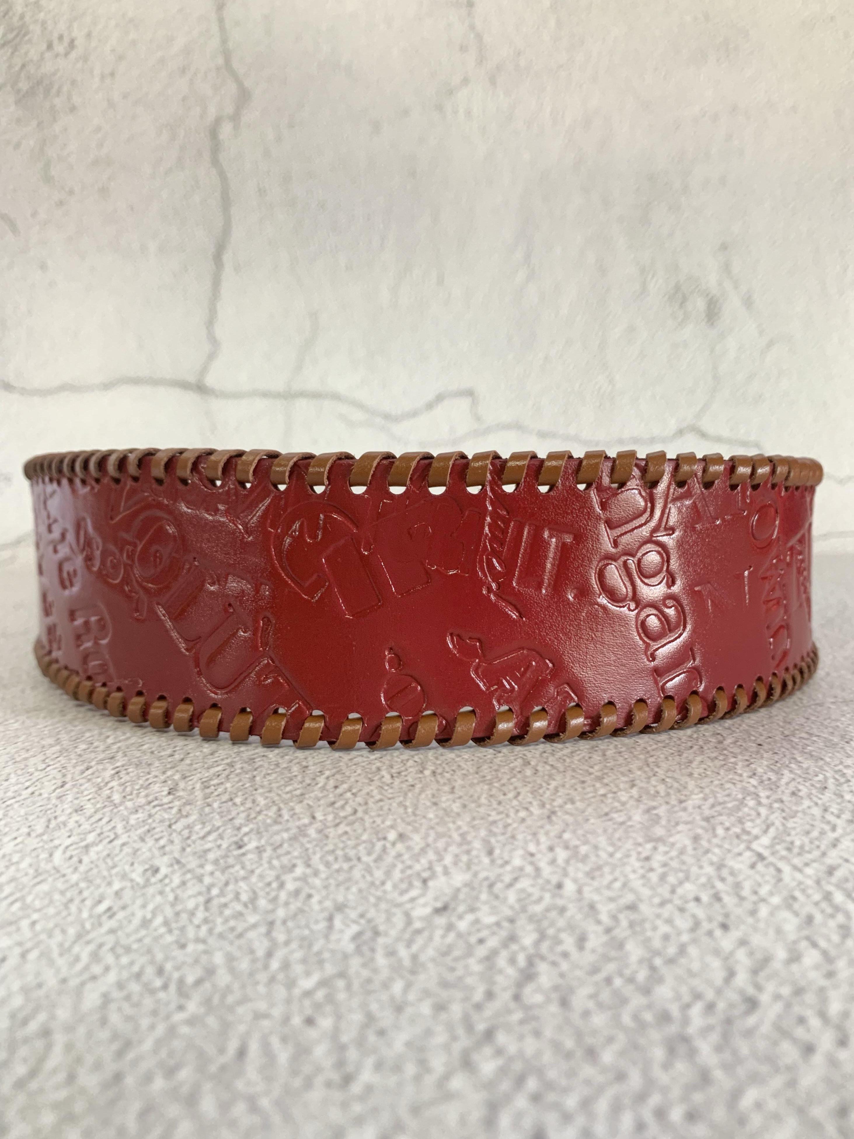 犬の本革ハーフチョークNo.88(大型犬)