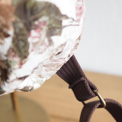 ジャガード織猫型巾着リュックバッグ(一点作品/送料無料) 8枚目の画像