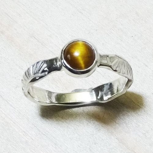 ✨週末値下げ‼️✨美品・タイガーアイ デザインリング 指輪 ステンレス タイガーアイリング [r485] | スタイルで探す