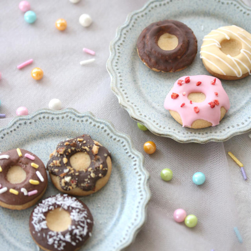 ミニチュアドーナツのアイシングクッキー（miniaturedonut icing