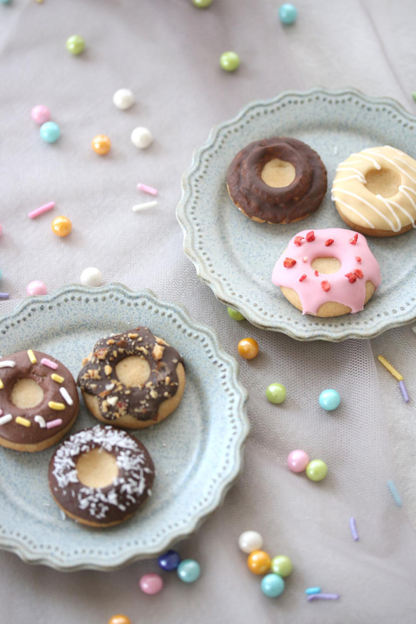 ミニチュアドーナツのアイシングクッキー（miniaturedonut icing cookie) 4枚目の画像