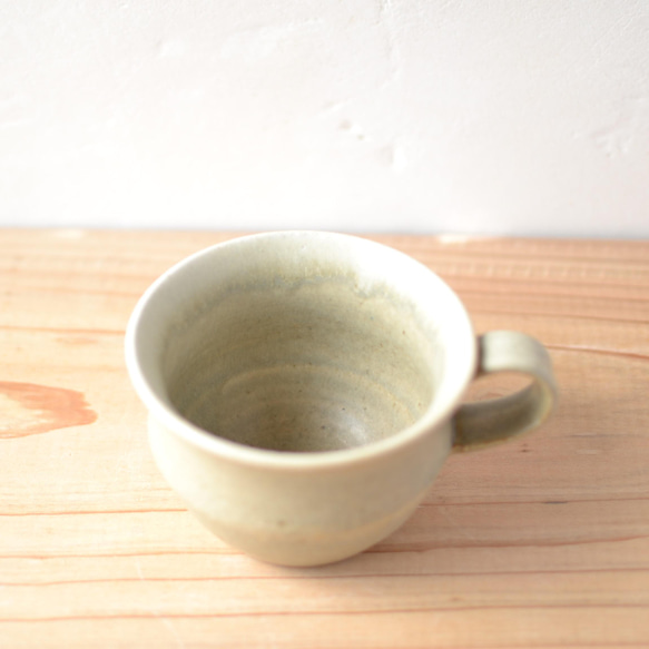 小マグカップ　松灰マット釉（ティーカップ・コーヒーカップ） 2枚目の画像