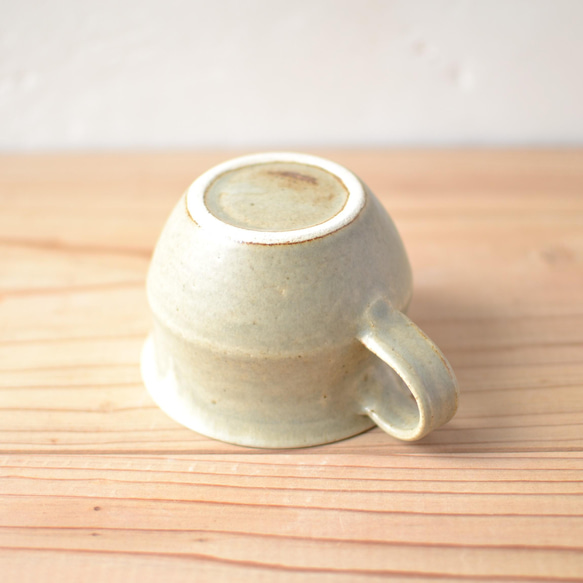 小マグカップ　松灰マット釉（ティーカップ・コーヒーカップ） 4枚目の画像