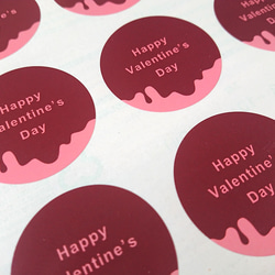 大人可愛い「バレンタイン」シール⑦24片 シール Luke 通販 13312811
