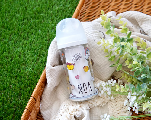 ハワイアンyummy母乳実感哺乳瓶(240ml) 食器・家具