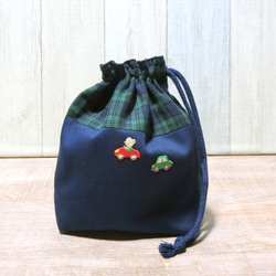 カラフル☆バルーンくまさん お弁当袋 コップ袋 ハンドメイド