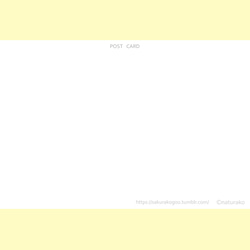サンキュー「Yamabuki」ポストカード /3枚セット　 ナチュラコ 5枚目の画像