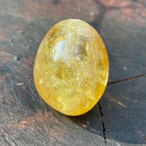 虹入り シトリン 高品質天然石 【Citrine黄水晶】DIY ハンドメイド