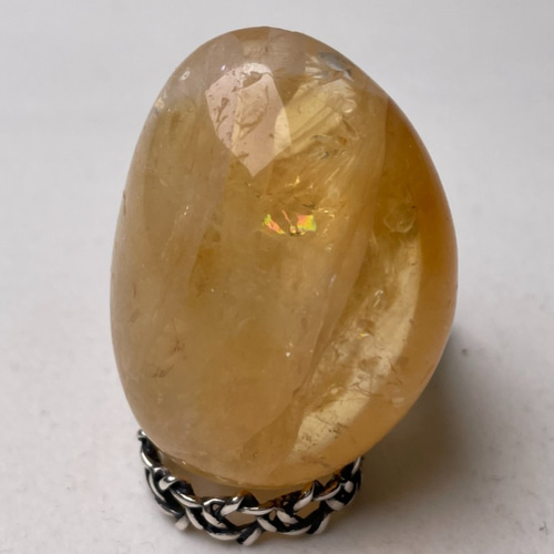 虹入り シトリン 高品質天然石 【Citrine黄水晶】DIY ハンドメイド